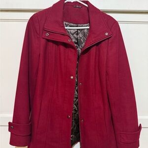 Calvin Klein Women's Red Trench Coat